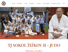 Tablet Screenshot of judo-zizkov.cz